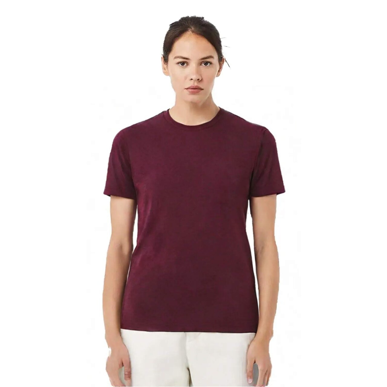 BELLA + CANVAS Triblend Crewneck Short Sleeve T-Shirt For Casual Wear